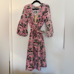 Adriana Degreas Floral Dress